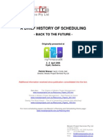 History of Scheduing