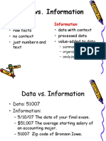 Data Vs Information