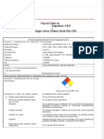 Hoja de Seguridad Valvoline Hydraulic Iso32