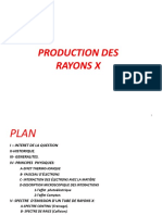 Production Des Rayons X