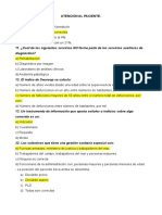 Preguntas Examen Atención Al Paciente Enero 2022