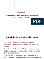 DBMS (CST 204) Relational Model