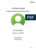 Project Report GVI Phoenix Brazil 6 Month Report - Jan-June 2011