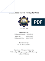 Blockchain Based Voting System