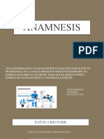 Anamnesis, Examen Fisico y Signos Vitales