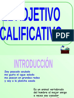 Adjetivo Calificativo