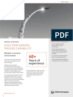 Missile Actuation Systems Data Sheet