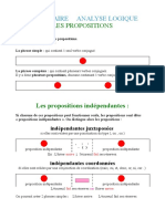 Grammaire Analyse Logique Propositions