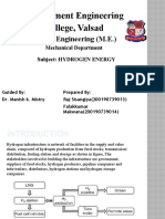 H.E. PRACTICAL - 10 Infrastructure Requirement For Hydrogen Production and Storage