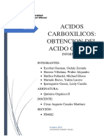 Informe 8 - Ácidos Carboxílicos-Obtención Del Ácido Cítrico - Grupo 4