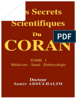 Abdulahim Samir Les Secrets Scientifiques Du Coran Tome 1 Medecine