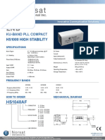 HS1000 Spec Sheet Norsat LNB