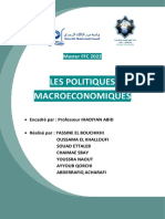 Les Politiiques Macroeconomiques