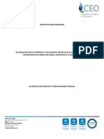 Especificaciones Tecnica y Alcance Faer La Vega V1