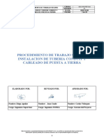 SGI-AVN-PETS-44 - INSTALACION DE TUBERIA CONDUIT Y CABLEADO DE PUESTA A TIERRA - Rev 2