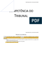 Competência Do Tribunal