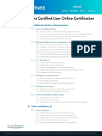 QBO Certification Exam Objectives