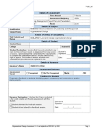 Assessment I - Organisational Change