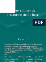 Casos Clinicos de Trastornos Acido Base Sep 2022