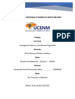 Informe de Investigación Sobre La Constitución Dogmática