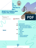 Modificación Del Estudio de Impacto Ambiental Del Proyecto de "Explotación y Beneficio Minero Mina Pampa Del Pongo"