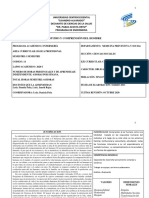 Programa de Estudio y Comprensión Del Hombre - Enfermería. DCS UCLA