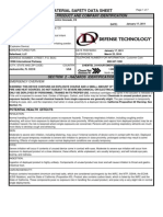 Defense Technology 1082 - Riot Control Grenade CS MSDS