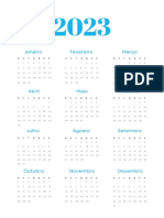 Calendário 2023