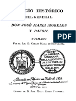 Elogio Historico Del General Don Jose Maria Morelos y Pavon