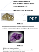 Sesión 5 - Mineralogía