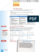 3.0sg Systems of Linear Equations and Inequalities - Study Guide