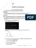 9.1.3 Packet Tracer - Identify MAC and IP Addresses