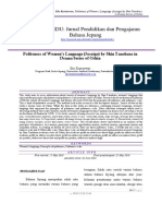 JAPANEDU: Jurnal Pendidikan Dan Pengajaran Bahasa Jepang