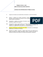 Trabajo Social Ii - 2022 Primer Ito de Evaluación Sumativa