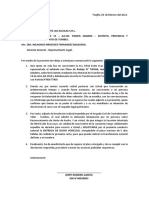 Carta Notarial Devolucion de Vehiculo