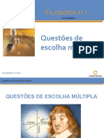 Ficha de Trabalho Sobre Escolha Múltipla - Descartes