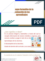 El Enfoque Formativo de La Evaluación de Los Aprendizajes