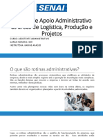 Rotinas de Apoio Administrativo