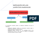 Clasificación de Los Instrumentos Musicales