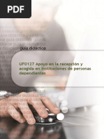 GDUF0127 Apoyo en La Recepcion y Acogida en Instituciones de Personas Dependientes