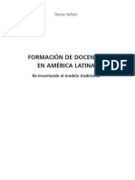 Denis Vaillant Formación Docente en America Latina