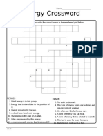 Energy Crossword 1