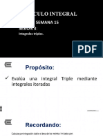 Semana 15 - S3 - Integrales Triples.