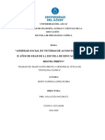 Ansiedad Social en Victimas de Acoso Escolar de 11 A 15 Años de Edad de La Escuela de Educaciòn Bàsica Miguel Prieto