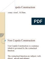 Pertemuan Ke 4 Non Copula Construction