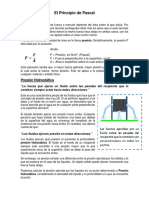 Ejemplos y Formulas Principio de Pascal