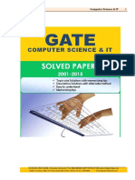 GATE Computer Science IT Solved Paper 2001 2015