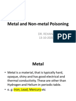 Metal and Non Metal Poisons