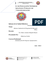 Informe de Informatica e Internet