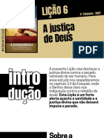 Lição 6 - A Justiça Divina - Ebd Inteligente